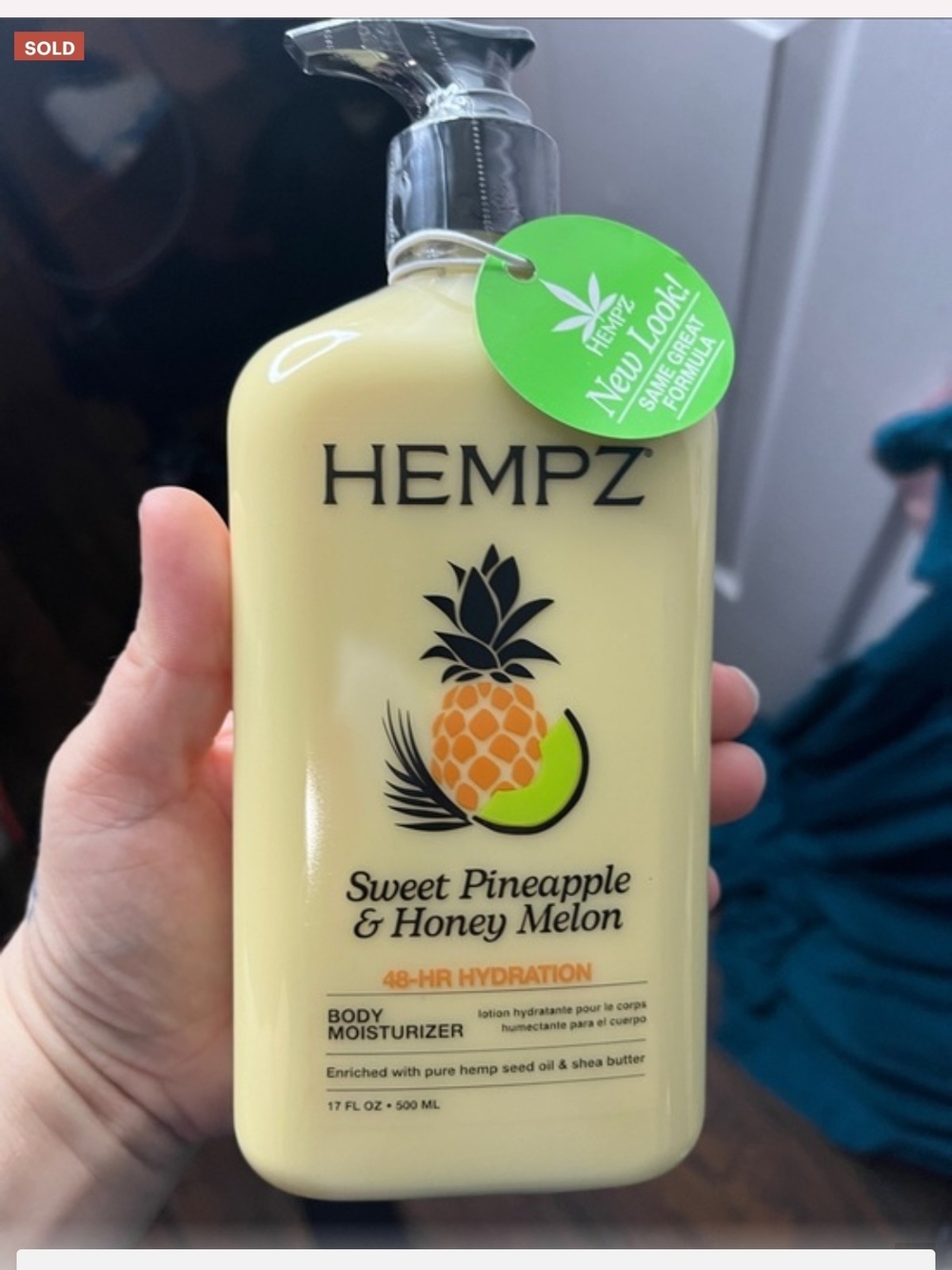 Sweet Pineapple & Honey Melon Body Moisturizer - Yellow
